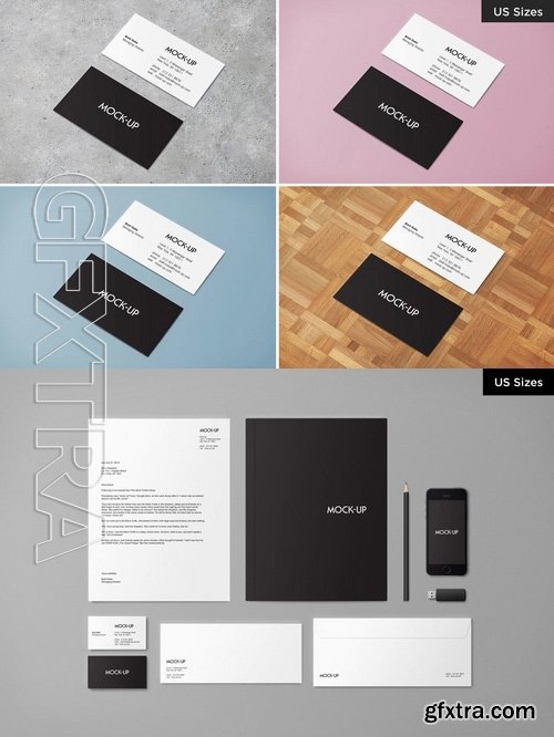 Stationery Mock-up - US Sizes