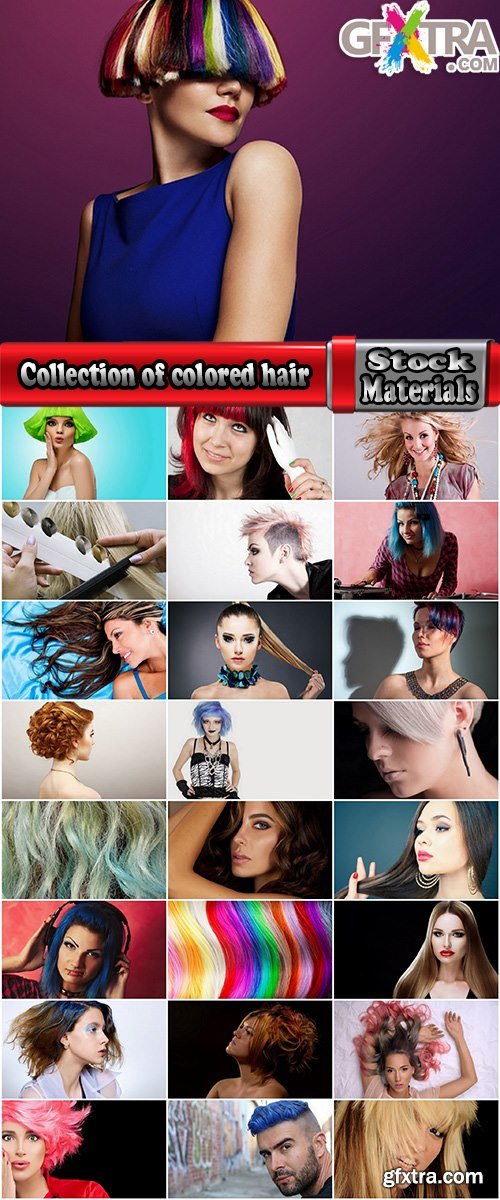 Collection of colored hair hairstyle luxury girl woman 25 HQ Jpeg