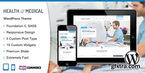 ThemeForest - HealthMedical v1.0.5 - Medical WordPress Theme - 12060334