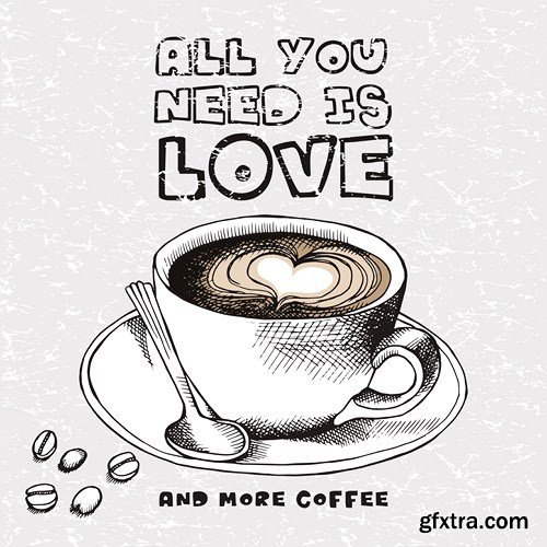 Coffee vector, 10 ? EPS