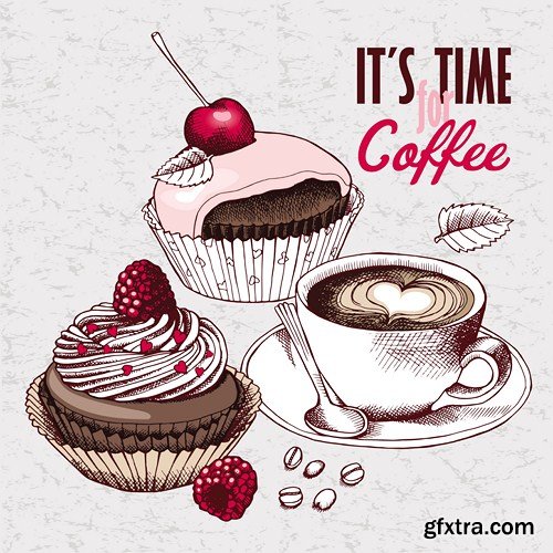 Coffee vector, 10 ? EPS