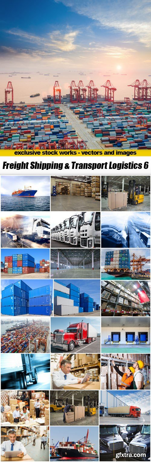 Freight Shipping &amp; Transport Logistics 6 - 25xUHQ JPEG
