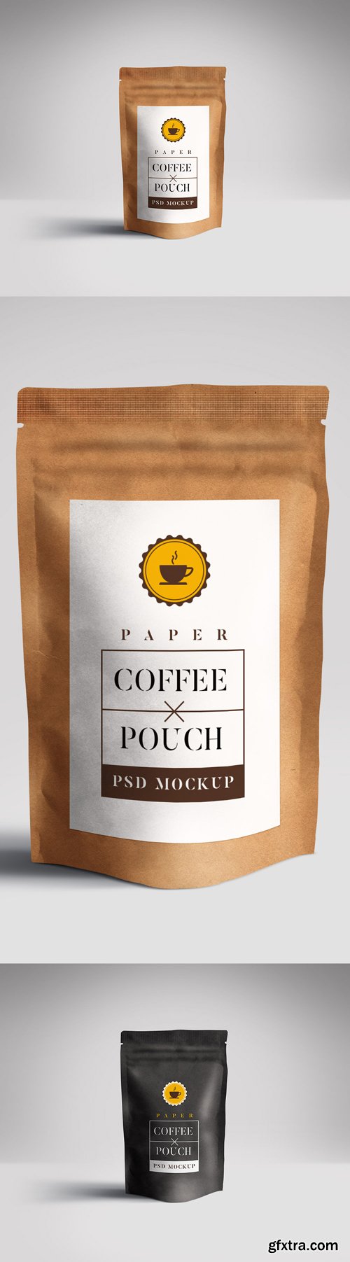 Coffee Pouch Packaging Mockup
