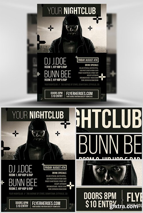 Urban Club Flyer Template Urban Club Flyer Template