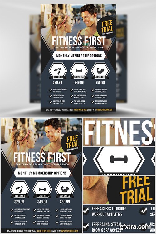 Fitness First Flyer Template Fitness First Flyer Template