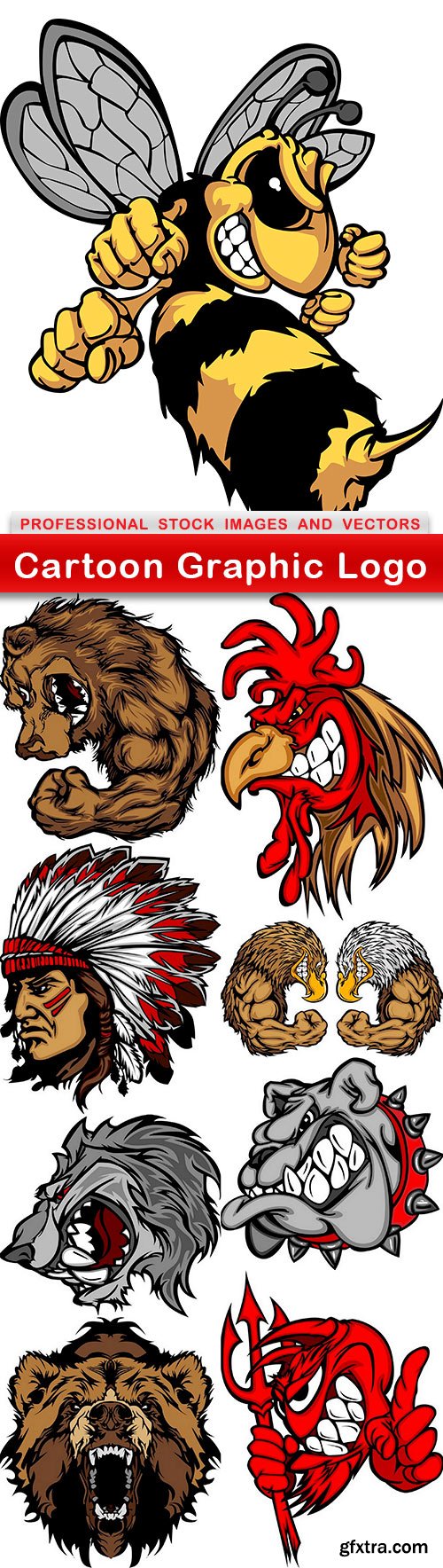 Cartoon Graphic Logo - 9 EPS