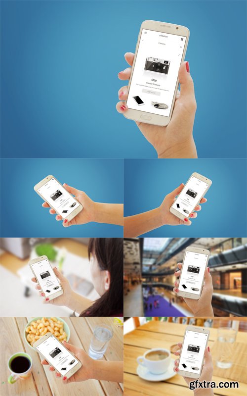 Photo Stock - Online Shop on Smart Phone Photo Stock - Online Shop on Smart Phone