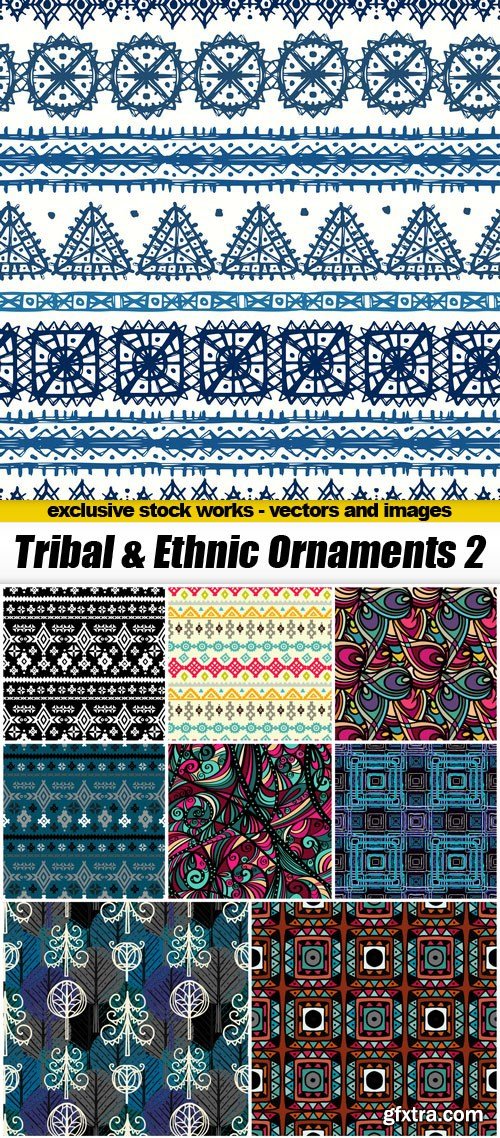 Tribal &amp; Ethnic Ornaments 2 - 20xEPS