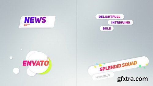 Videohive - 25 Broadcast Titles Pack - 17902540