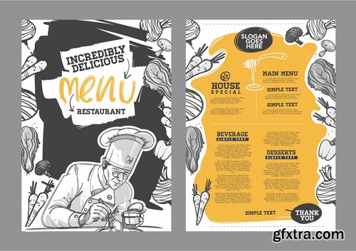 Collection menu food fast food cooking meal drink vector image 25 EPS Collection menu food fast food cooking meal drink vector image 25 EPS