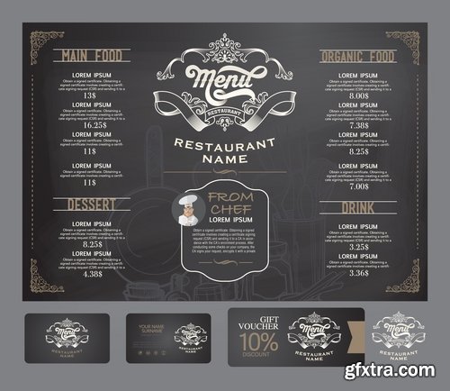 Collection menu food fast food cooking meal drink vector image 25 EPS Collection menu food fast food cooking meal drink vector image 25 EPS