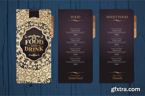 Collection menu food fast food cooking meal drink vector image 25 EPS Collection menu food fast food cooking meal drink vector image 25 EPS