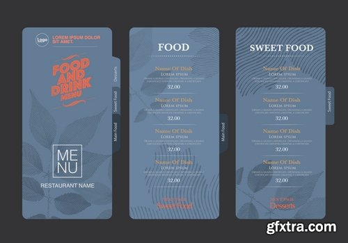 Collection menu food fast food cooking meal drink vector image 25 EPS Collection menu food fast food cooking meal drink vector image 25 EPS