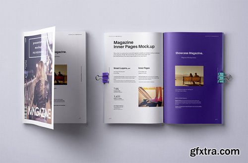 PSD Magazine Mockup Vol 10 PSD Magazine Mockup Vol 10