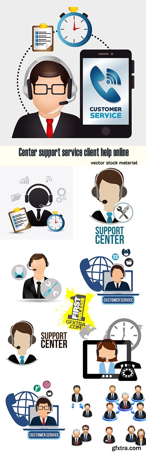 Center support service client help online
