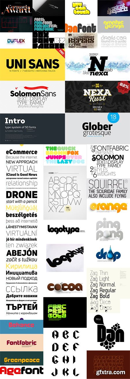 80 Fonts Collection