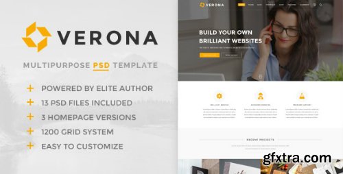 ThemeForest - Verona - Multipurpose PSD Template 17691198