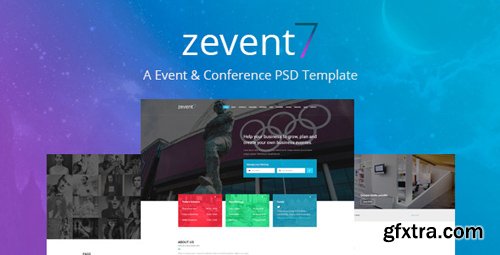 ThemeForest - Zevent - Conference & Event PSD Template 12297793