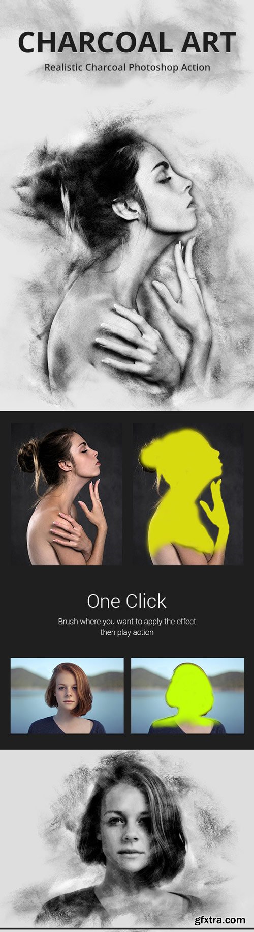 GraphicRiver - Charcoal Art - Realistic Charcoal Photoshop Action - 17808412