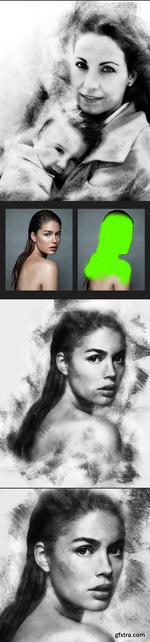 GraphicRiver - Charcoal Art - Realistic Charcoal Photoshop Action - 17808412