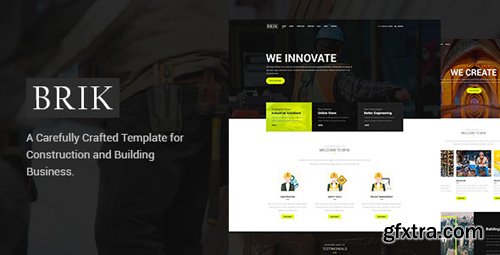 ThemeForest - Brik - Construction &amp; Building PSD Template
