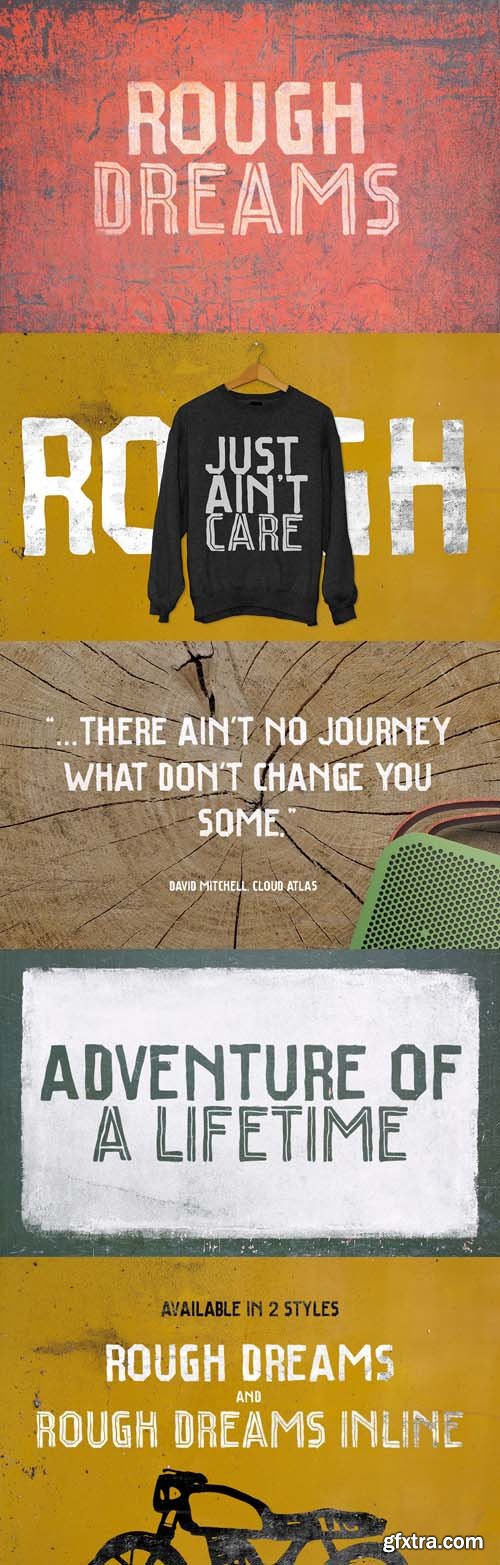 Rough Dreams Font Rough Dreams Font