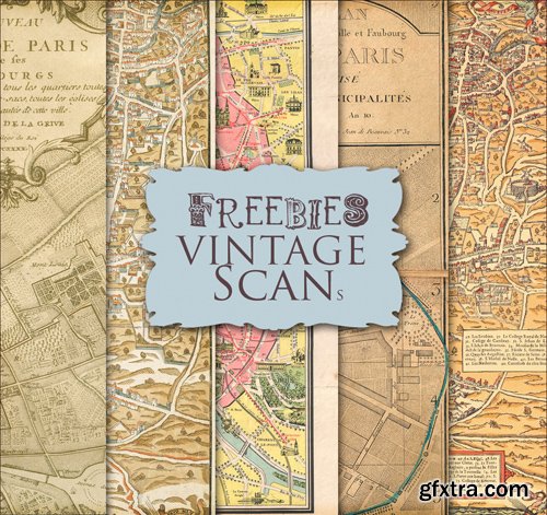 Vintage Maps of Paris
