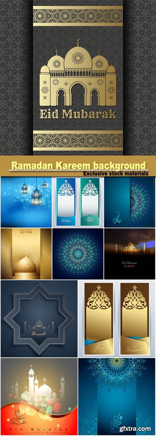 Ramadan Kareem Banner Background Templates 11xEPS Ramadan Kareem Banner Background Templates 11xEPS