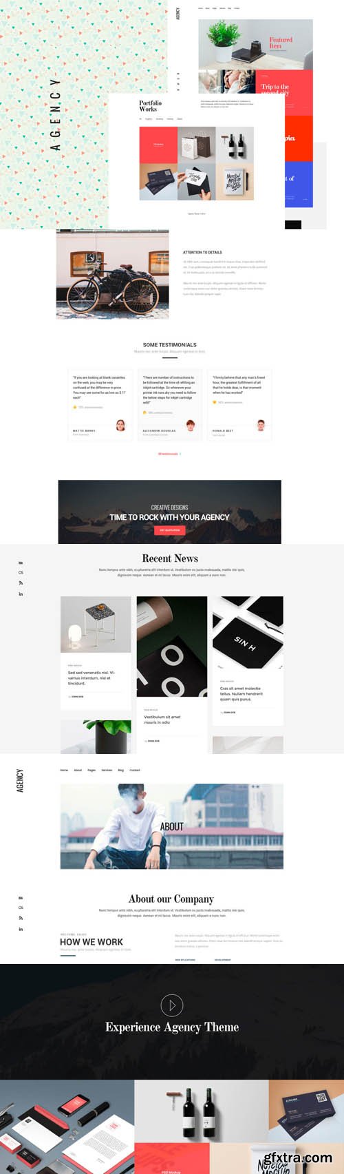 Agency - Creative PSD Template 2 Agency - Creative PSD Template 2