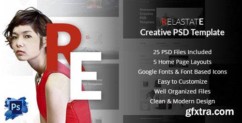 ThemeForest - Relastate - Creative Digital Agency PSD Template 17085848