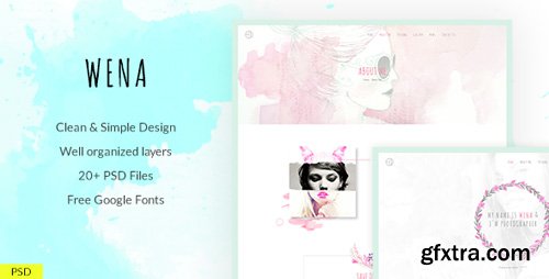ThemeForest - Wena - Watercolor Photography Portfolio 15225397