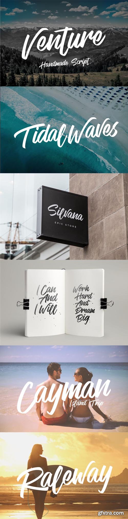 Venture - Handmade Font Script