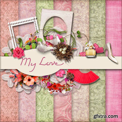 Scrap Kit - My Love