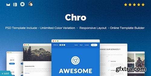 ThemeForest - Chro v1.0 - Responsive Email + Online Template Builder - 17302996