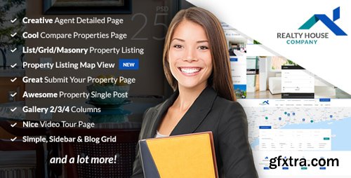 ThemeForest - Realty House - Real Estate PSD Template 13615161