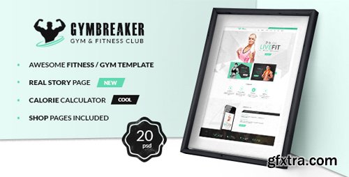 ThemeForest - GymBreaker - Fitness &amp; Gym PSD Template 13063881