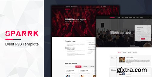 ThemeForest - Sparrk - Event PSD Template 17348149