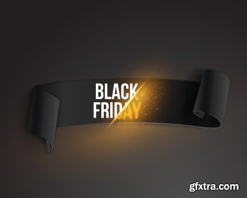 Black Friday Sale Design Elements 17xEPS
