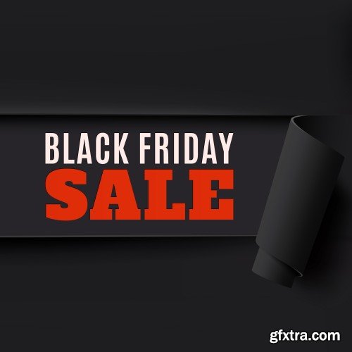 Black Friday Sale Design Elements 17xEPS