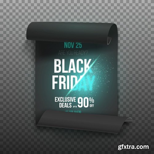 Black Friday Sale Design Elements 17xEPS
