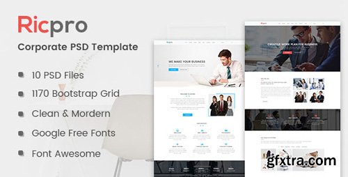 ThemeForest - Ricpro - Corporate PSD Template 17238452