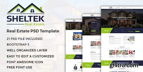 ThemeForest - Sheltek - Real Estate PSD Template 17465032 ThemeForest - Sheltek - Real Estate PSD Template 17465032
