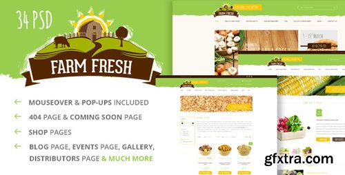ThemeForest - Farm Fresh - Organic Products PSD Template 10706292 ThemeForest - Farm Fresh - Organic Products PSD Template 10706292