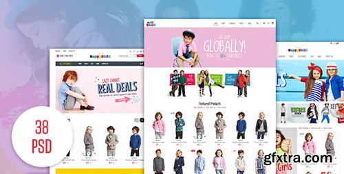 ThemeForest - HappyChild - Fashion eCommerce PSD Template 15776638 ThemeForest - HappyChild - Fashion eCommerce PSD Template 15776638