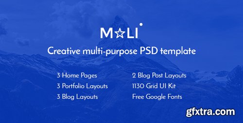 ThemeForest - Mali — Multipurpose Portfolio/Personal Blog PSD Template 15672332 ThemeForest - Mali — Multipurpose Portfolio/Personal Blog PSD Template 15672332