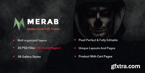 ThemeForest - Merab - Creative Multipurpose PSD Template 14980452 ThemeForest - Merab - Creative Multipurpose PSD Template 14980452