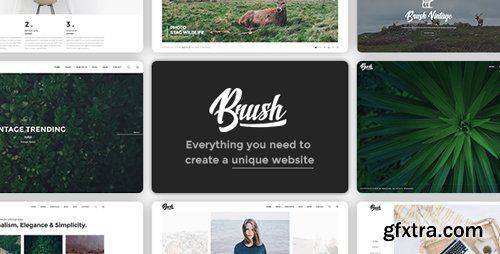 ThemeForest - Brush - Photography PSD Template 15627554 ThemeForest - Brush - Photography PSD Template 15627554