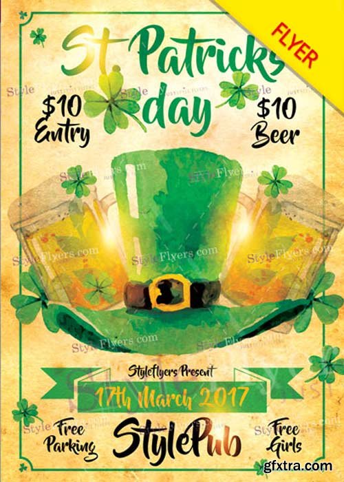 St. Patrick’s Day V20 PSD Flyer Template
