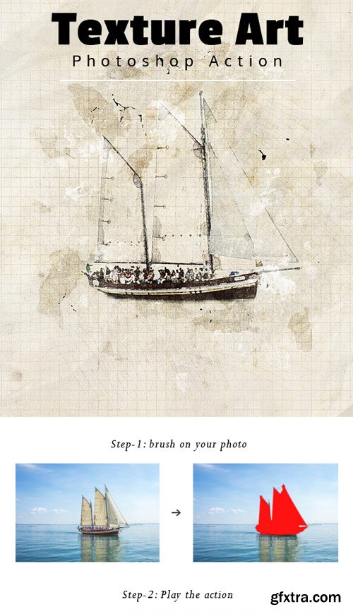 GraphicRiver - Texture Art Photoshop Action - 17711949