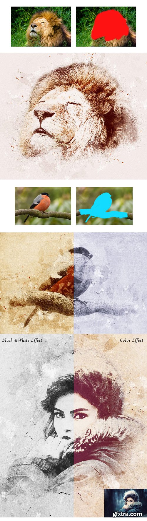 GraphicRiver - Texture Art Photoshop Action - 17711949
